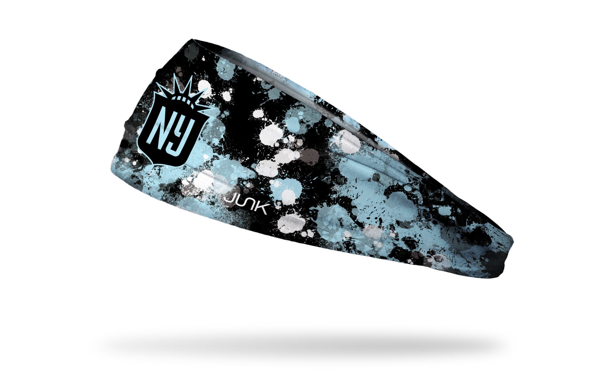 Gotham FC Splatter Big Bang Lite Headband - Official NJ/NY Soccer Team Headwear for Women & Men - Perfect for Running, Workouts, and Sports Fans