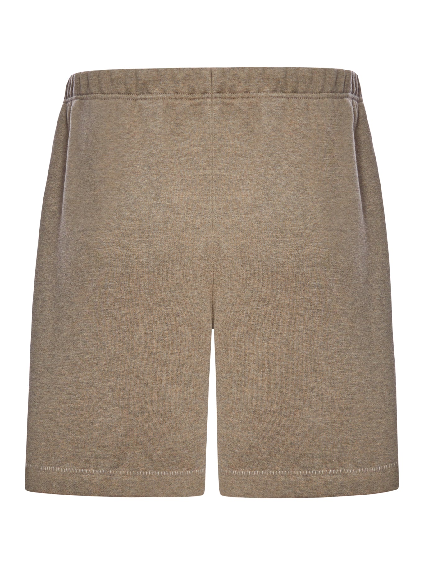 Fear of God Essentials Fleece Shorts for Men - Nude Neutrals 160AS252001F Homestead Heather | Comfortable Lounge & Casual Wear for Home, Gym, and Outdoors