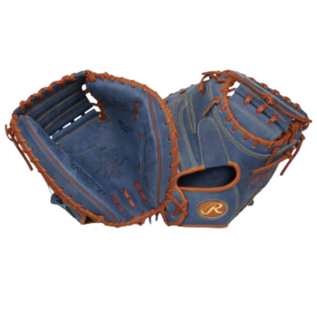 Rawlings Heart of the Hide (HOH) Denim Baseball Gloves – RGGC Series – Pro Model CM43D 34