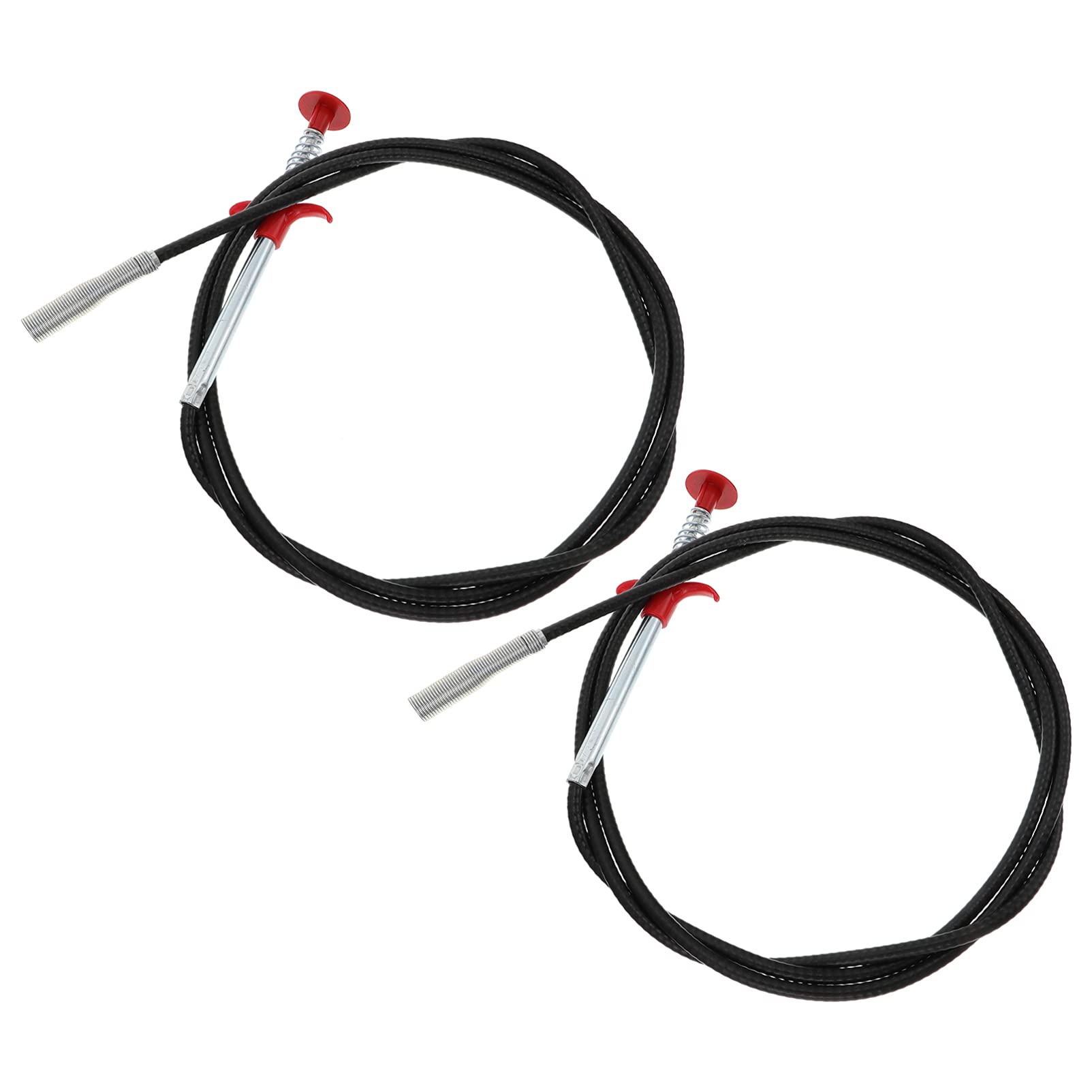 Scicalife 2-Pack Flexible Spring Drain Cleaner Hook - Dredge Clog Remover Tool for Kitchen Sink, Bathroom, Toilet & Tub - Grabber Pickup Tool for Hair, Food Debris & Soap Scum Removal