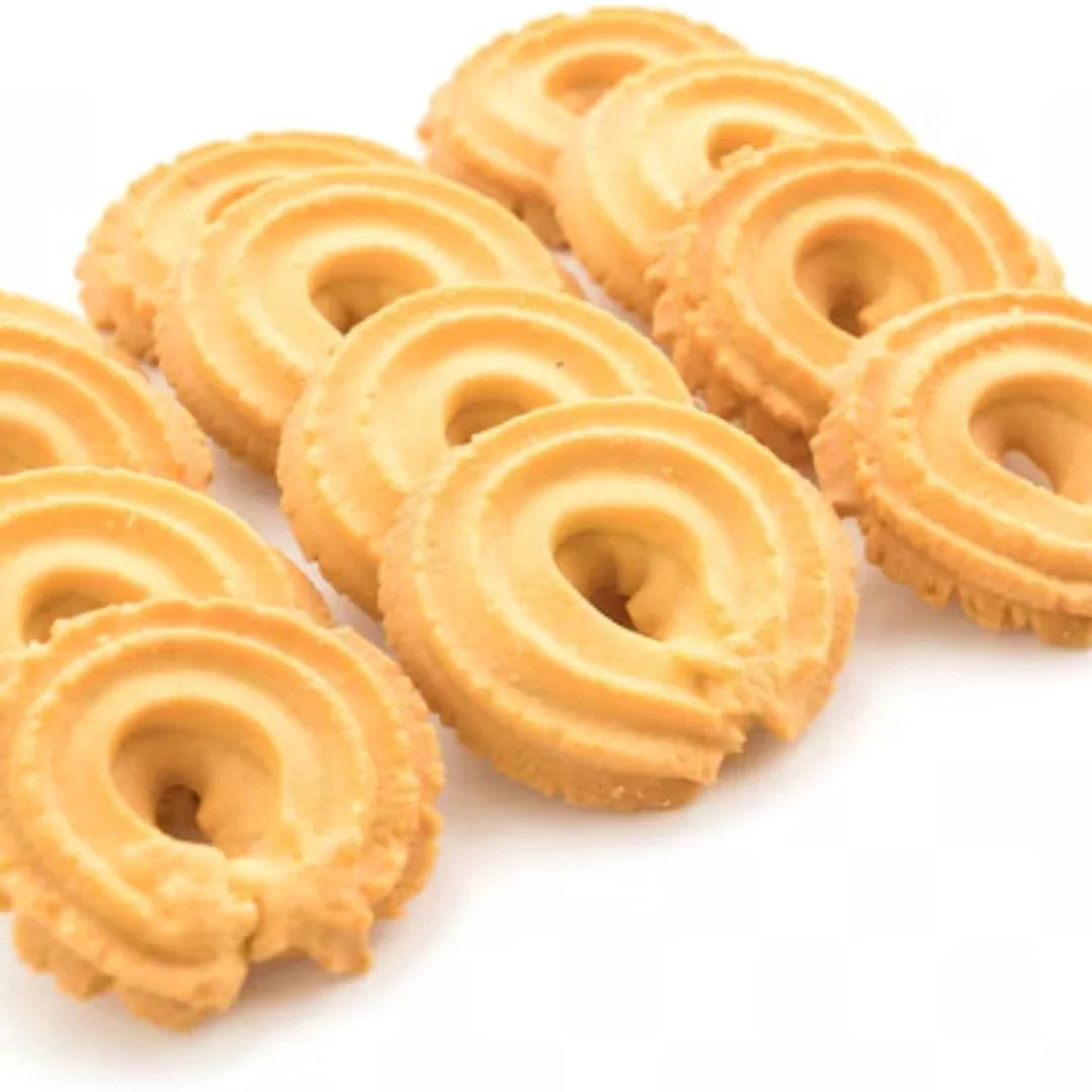 Premium Bourbon Danish Style Butter Cookies - Rich & Buttery 9-Piece Pack - Perfect for Gifts, Tea Time & Holiday Treats