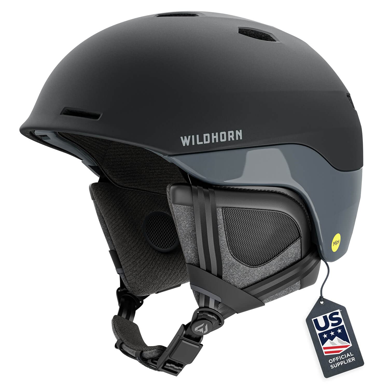 WildHorn Outfitters Highline Ski Helmet for Women, Men & Youth - MIPS Safety Technology - Official US Ski Team Supplier - Perfect for Snowboarding & Winter Sports