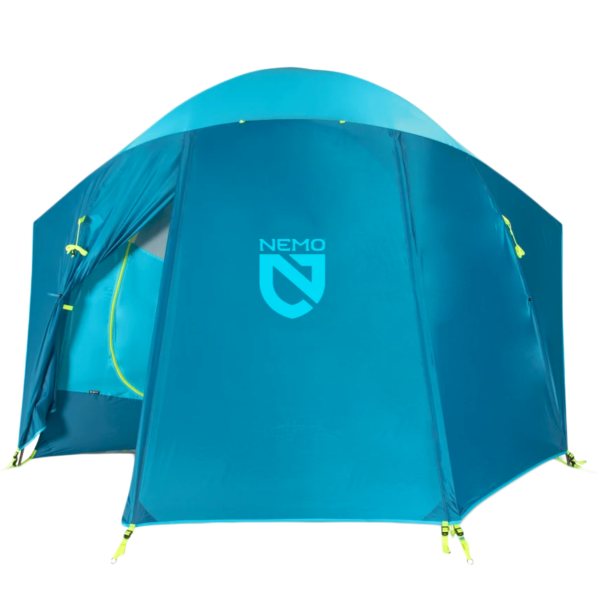 Aurora Highrise 4-Person Camping Tent - Lightweight Waterproof Backpacking Tent for Outdoor Adventures, Hiking & Family Camping Trips