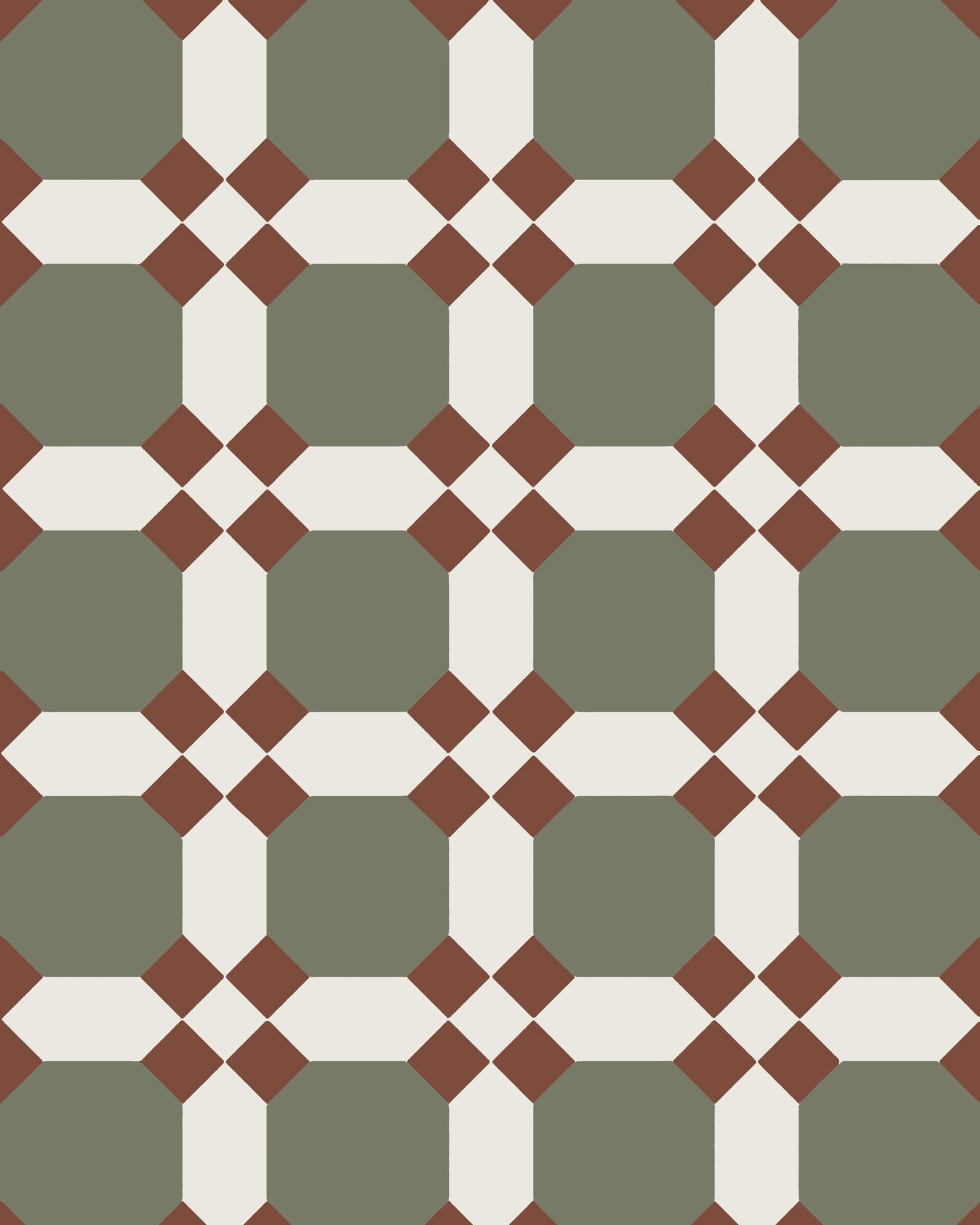 Winckelmans Granite Clinker - Nottingham Australian Green/Vit/Röd - Premium Stone Tiles for Outdoor & Indoor Flooring, Patios & Walkways