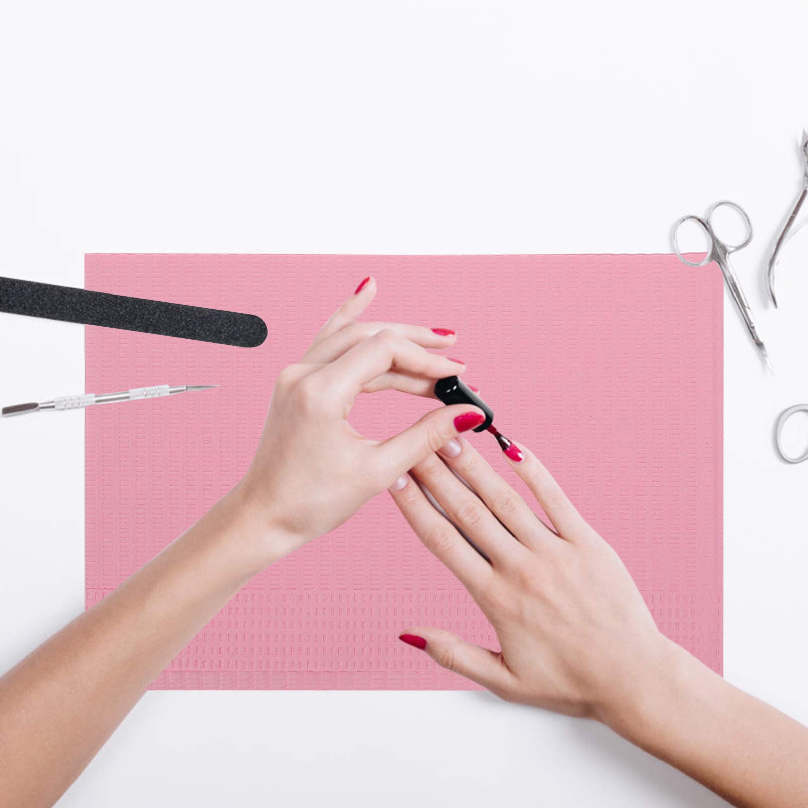 Professional Nail Art Table Mat - Non-Slip Manicure Desk Protector for Nail Practice & Design | Waterproof, Durable Nail Art Tools Mat | Perfect for Salon, Home & Travel Use