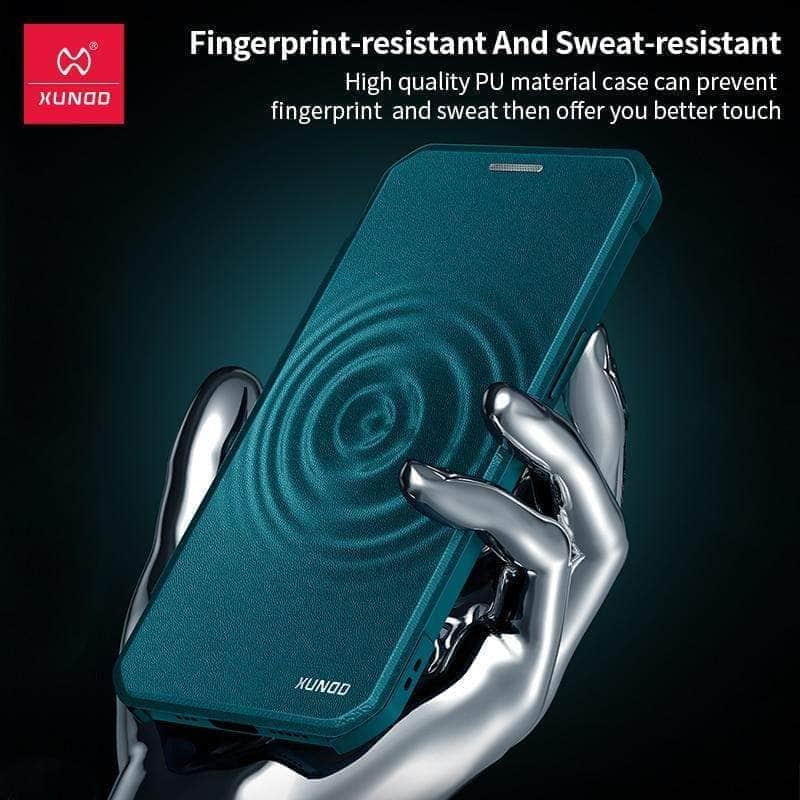 Xundd Soft iPhone 13 Pro Wallet Case with Card Slot - Shockproof Protective Cover for Everyday Use, Travel & Business (2021 Model)