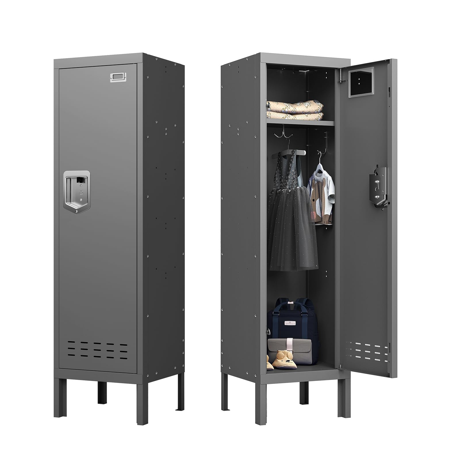 Heavy Duty Metal Storage Locker Cabinet - 54
