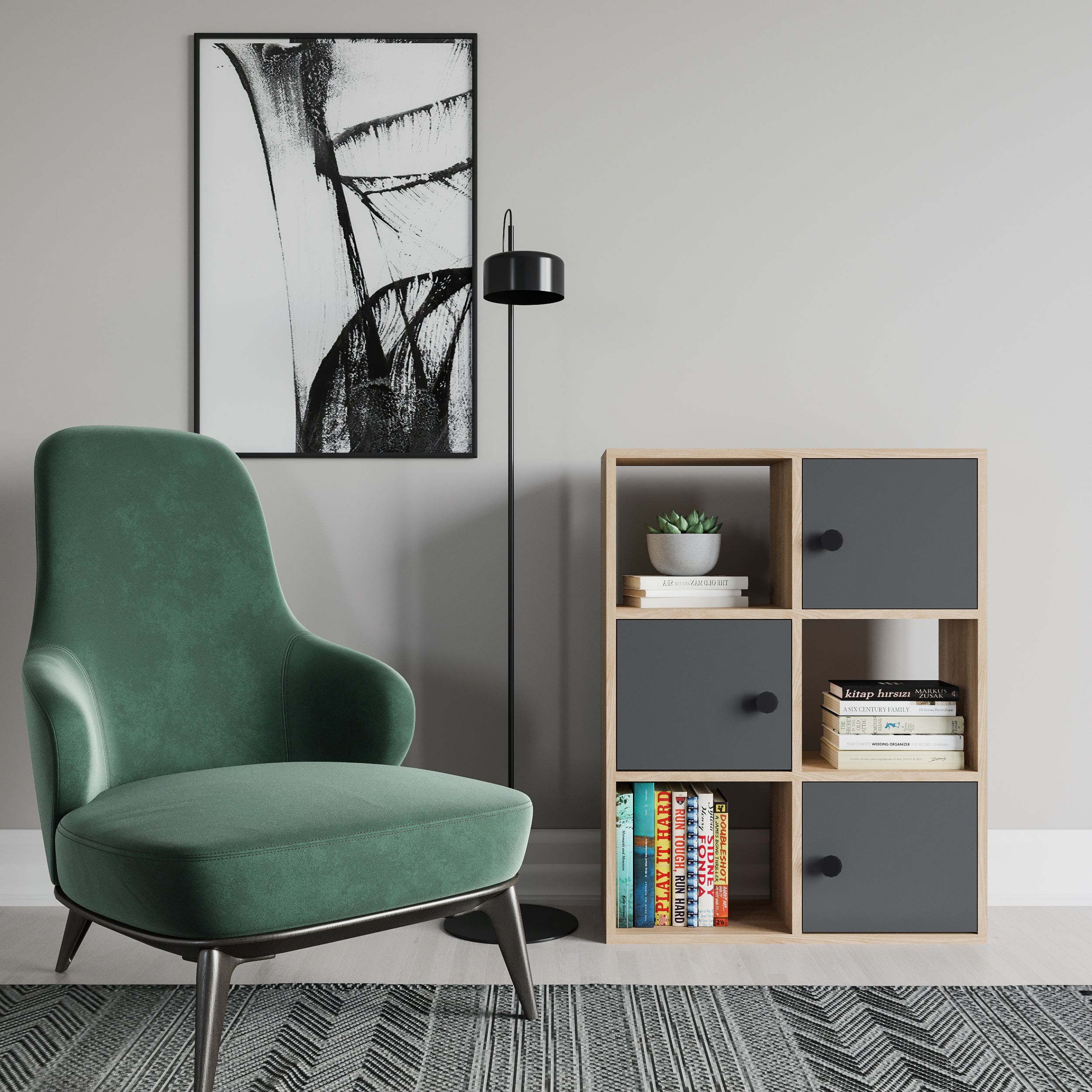 Oak / Anthracite