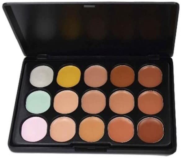 Professional Studio Ultra Base Concealer & Contour Face Cream - Full Coverage Makeup Palette for Highlighting & Contouring - Perfect for Daily Makeup, Photo Shoots & Special Occasions