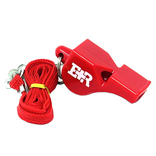 Premium 3-Chamber Pealess Whistle with Adjustable Lanyard - Loud Referee Whistle for Sports, Coaching, Dog Training & Emergency Situations
