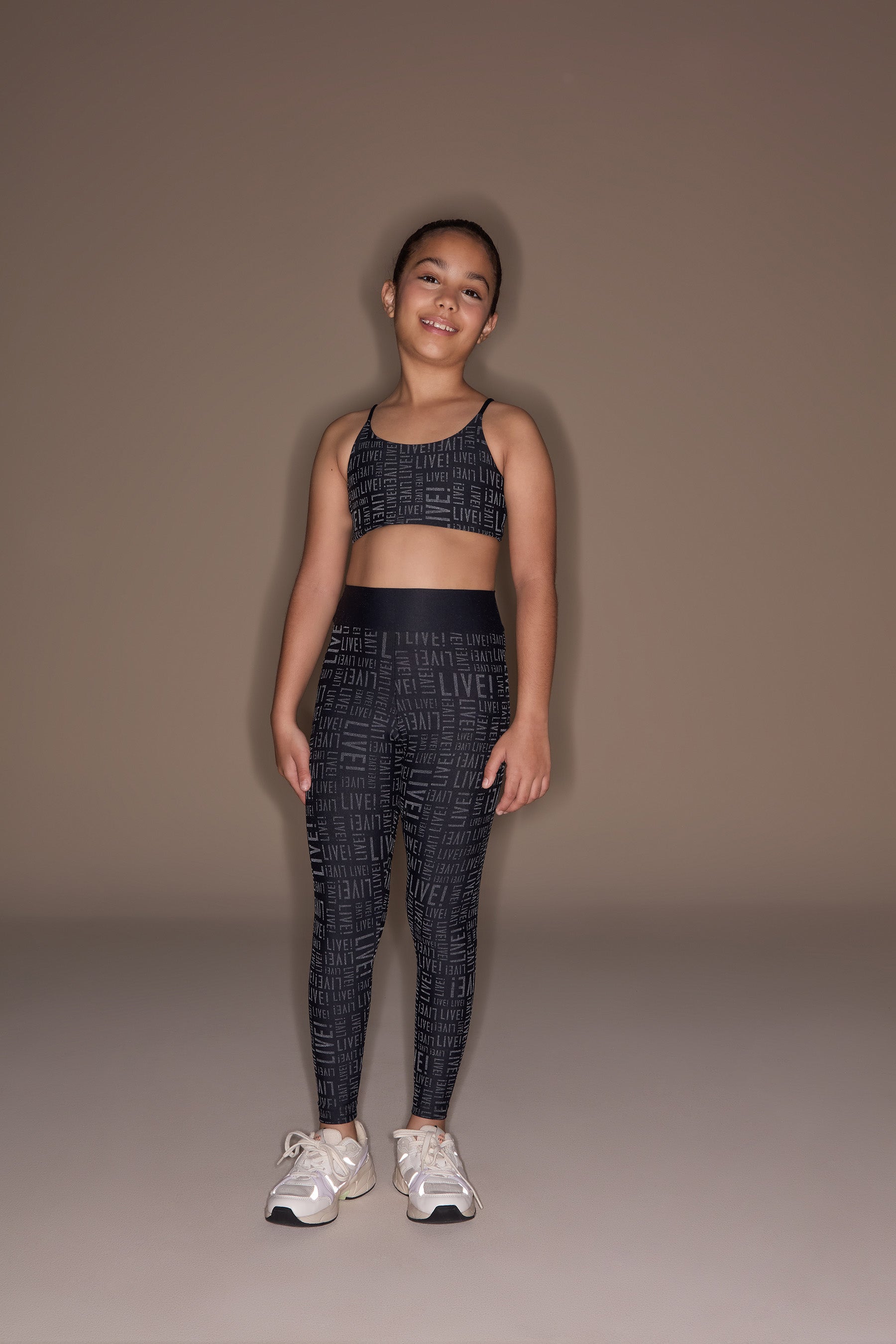 Sense® LIVE! Kids Leggings - Soft Stretchy Yoga Pants for Girls & Boys - Perfect for Playtime, Dance Class & Everyday Wear