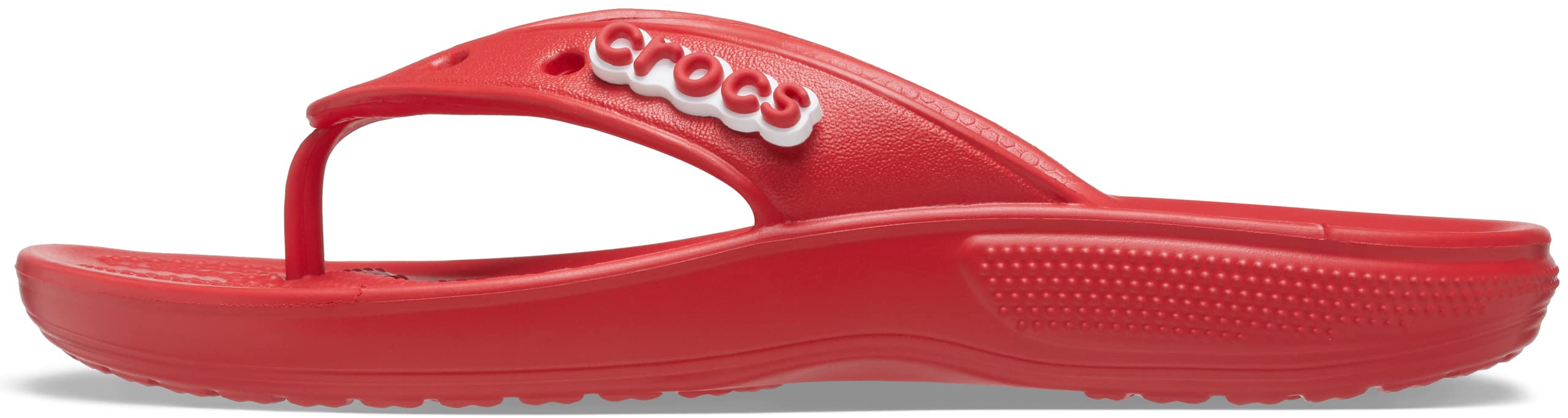 Crocs Unisex Classic Flip Flops for Men & Women - Comfortable Beach & Pool Slides, Casual Summer Sandals for Outdoor, Vacation, and Everyday Wear