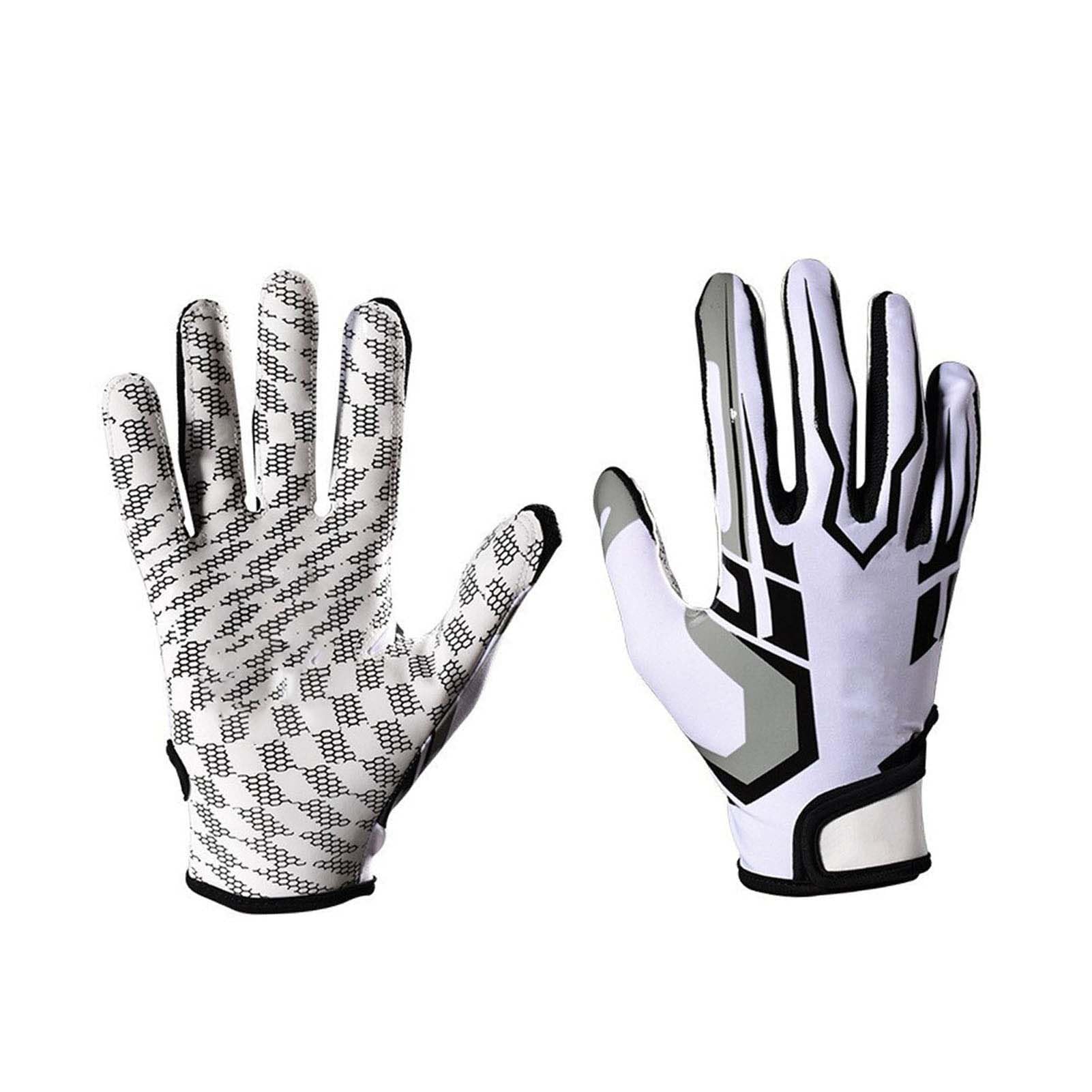 Best Football Receiver Gloves for Men - Grip-Enhancing Touch Gloves for Football, Rugby & Training (Size L) - Perfect for Game Day, Practice & Outdoor Sports