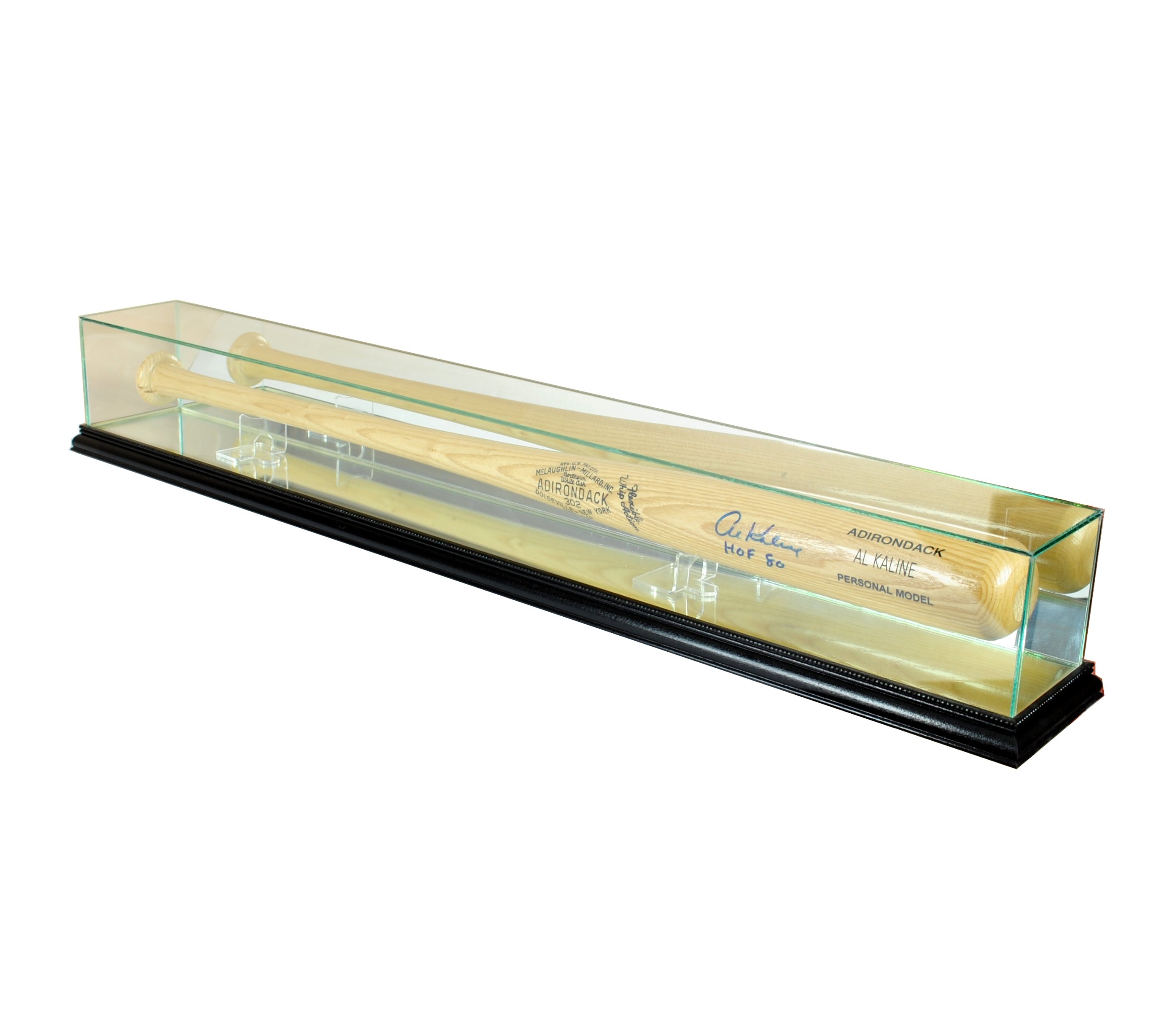 MLB Glass Baseball Bat Display Case - Shatterproof Protection for Collectible Bats - Perfect for Home, Office & Sports Memorabilia Showcase
