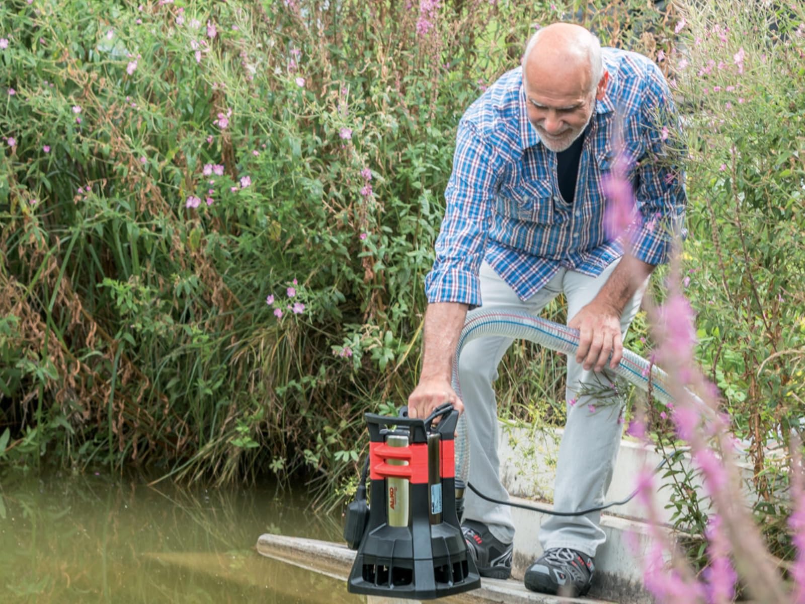 AL-KO Drain 20000 HD Premium Submersible Pump - 1300W High Power, 20,000 l/h Max Flow, 10m Max Head, 38mm Max Particle Size - Ideal for Flood Control, Basement Drainage, and Construction Site Water Removal