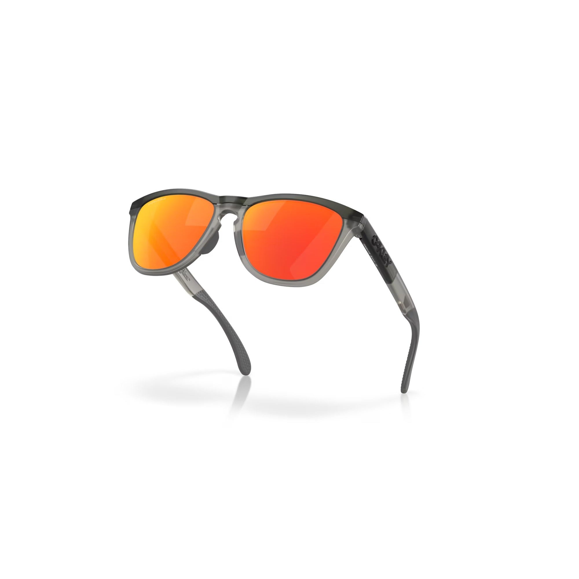Oakley Frogskins Sunglasses - Matte Grey Smoke/Grey Ink Polarized Lenses for Men & Women - UV Protection for Running, Cycling & Outdoor Sports