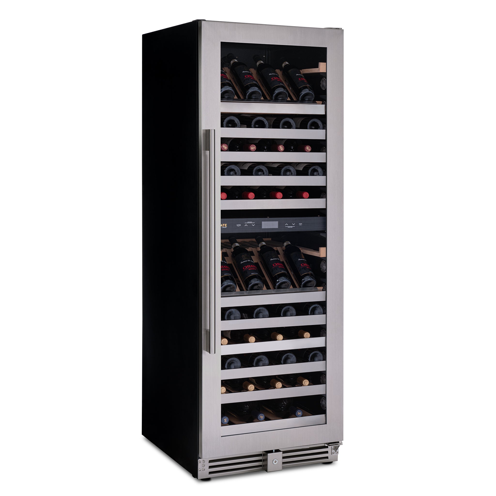 Newair® ESTATE 160 Bottle Freestanding Stainless Steel Wine Cooler Refrigerator - Perfect for Home Bars, Wine Cellars & Entertaining Spaces