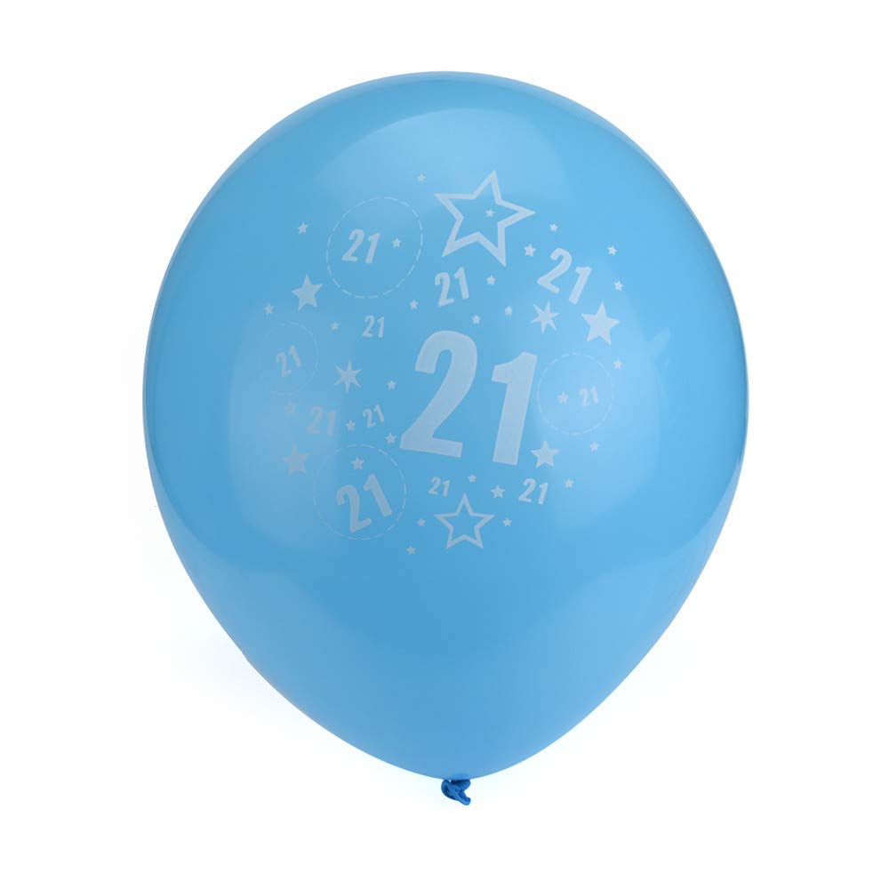 Religious Trunk or Treat Car Decor Kit - 10Pcs Latex Balloons (Blue & Gold) for Party, Birthday & Anniversary Decorations - Perfect for Church Events, Halloween Car Decor & Home Celebration