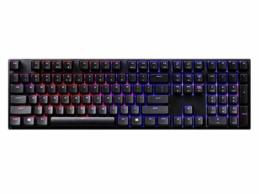 Cooler Master QuickFire XTi Mechanical Gaming Keyboard with Cherry MX Brown Switches & RGB Backlighting - Perfect for PC Gaming, Typing, and Office Work