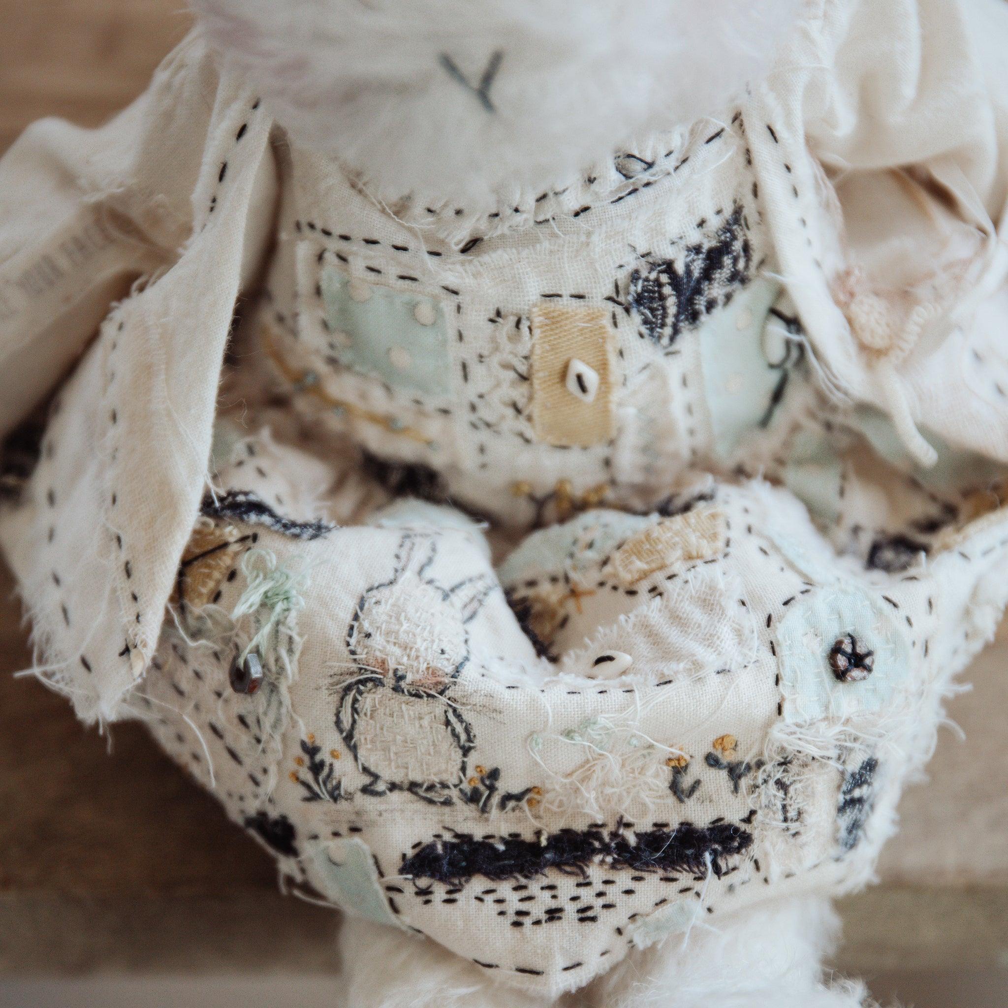 Handmade Jackie Rabbit Figurine - Unique Handcrafted Home Decor for Easter, Spring & Nursery - Perfect Gift for Collectors & Animal Lovers