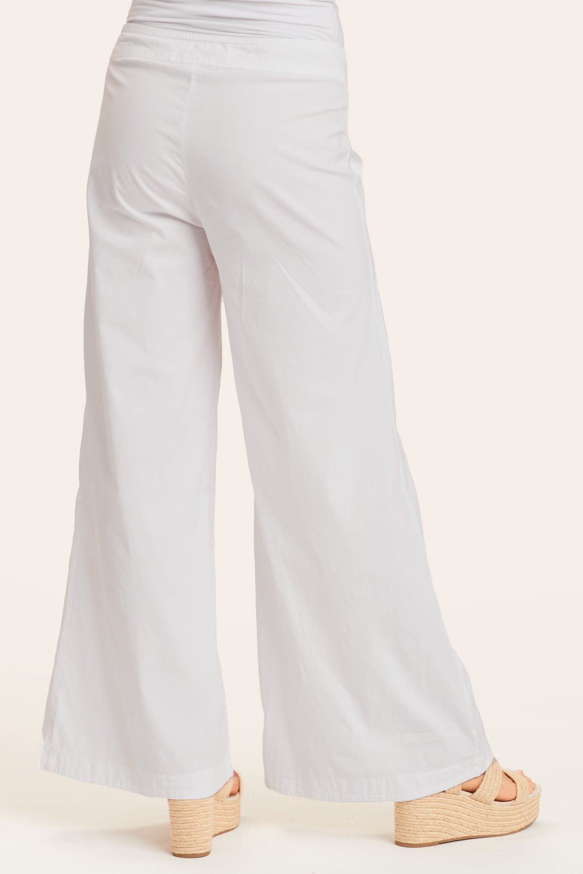 High Waisted Terraced Wide Leg Pants for Women - Comfortable Flowy Palazzo Trousers for Casual, Office & Travel Outfits