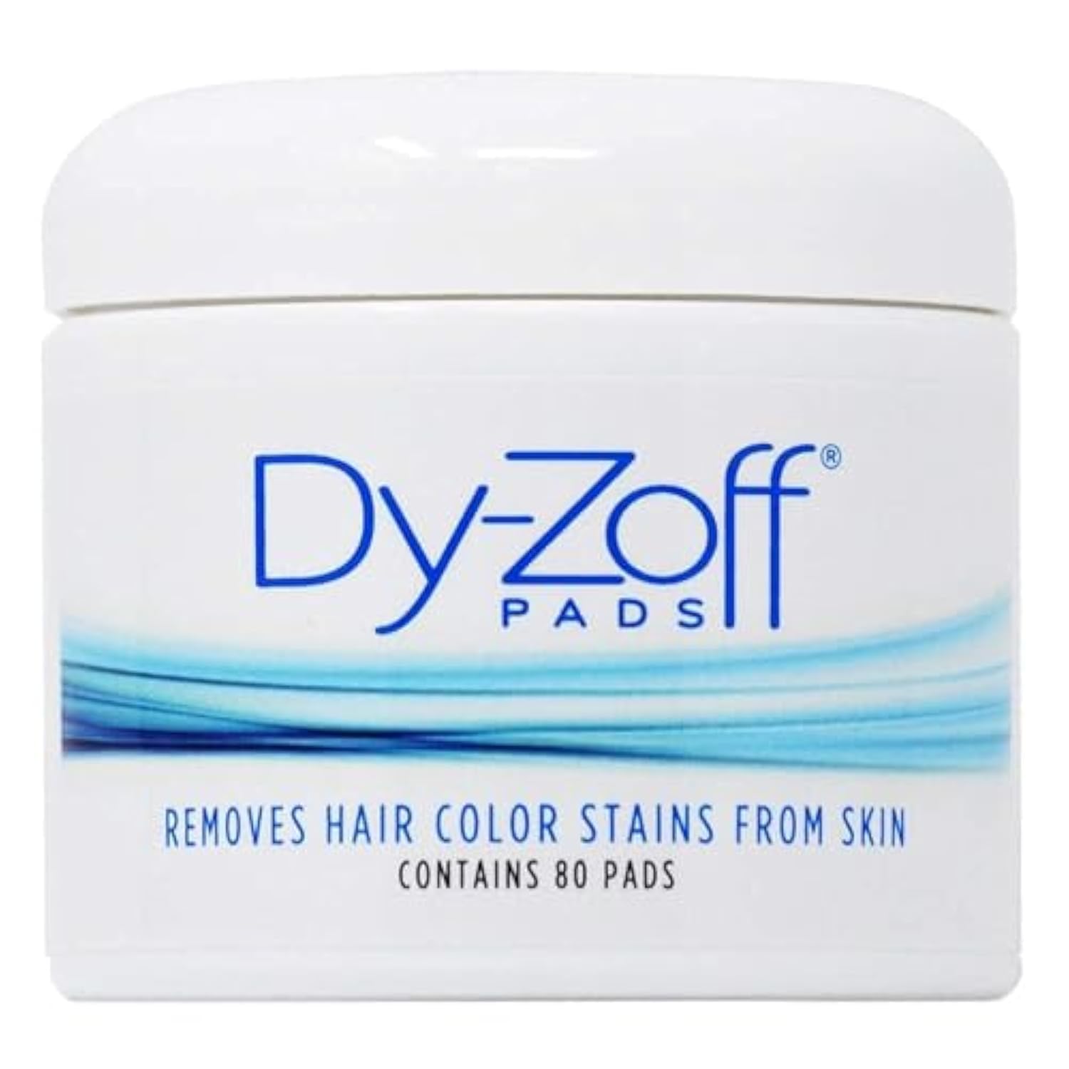 King Research DyZoff Pads - Hair Color Rinse & Tint Stain Remover (80 Pads/Jar) - Salon & Home Use for Hairdressers & DIY Color Correction