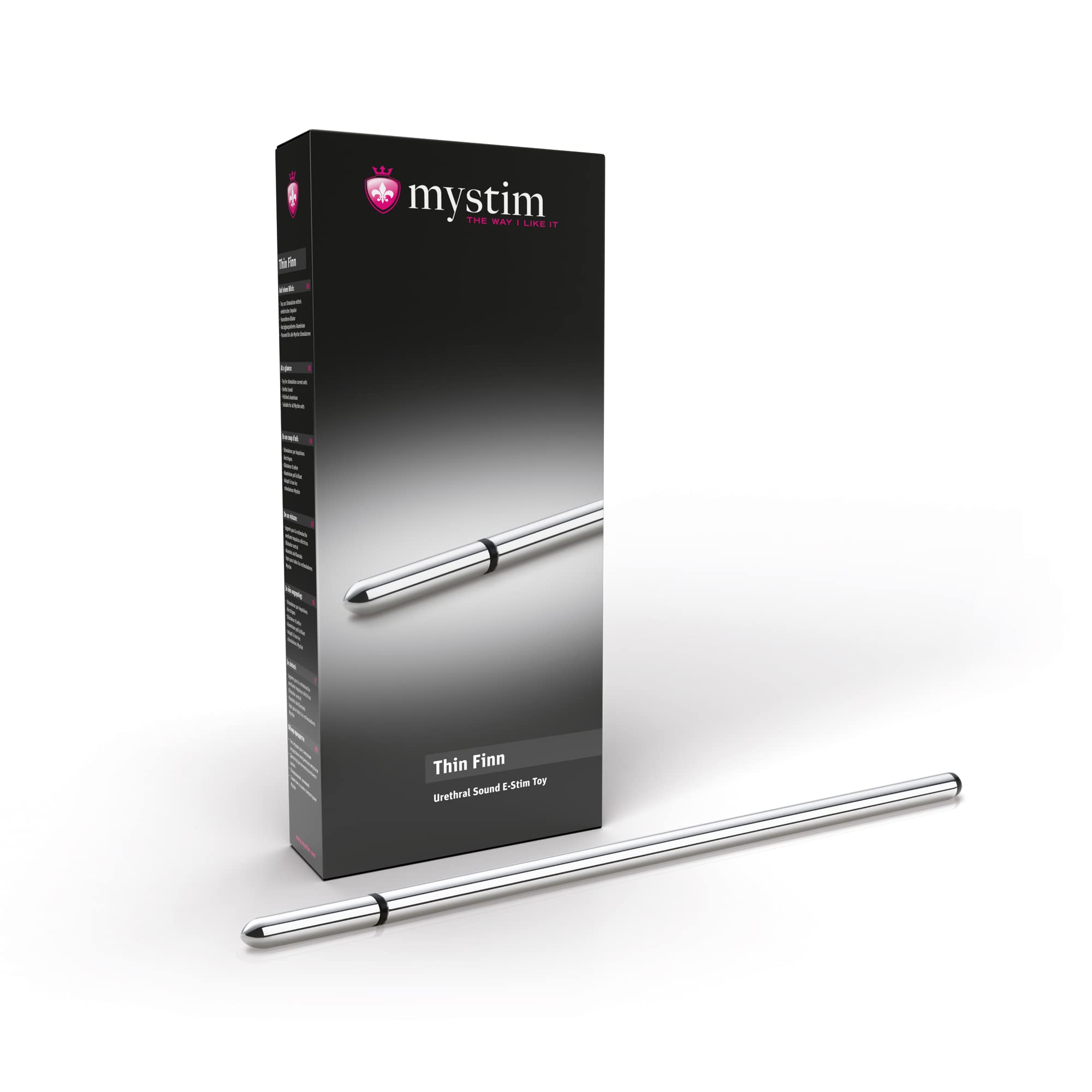 Premium Thin Finn Urethral Sound - Medical Grade Stainless Steel Urethral Dilator for Urology Procedures & Sensual Play - Ideal for Catheter Insertion, Sounding Practice & BDSM Exploration