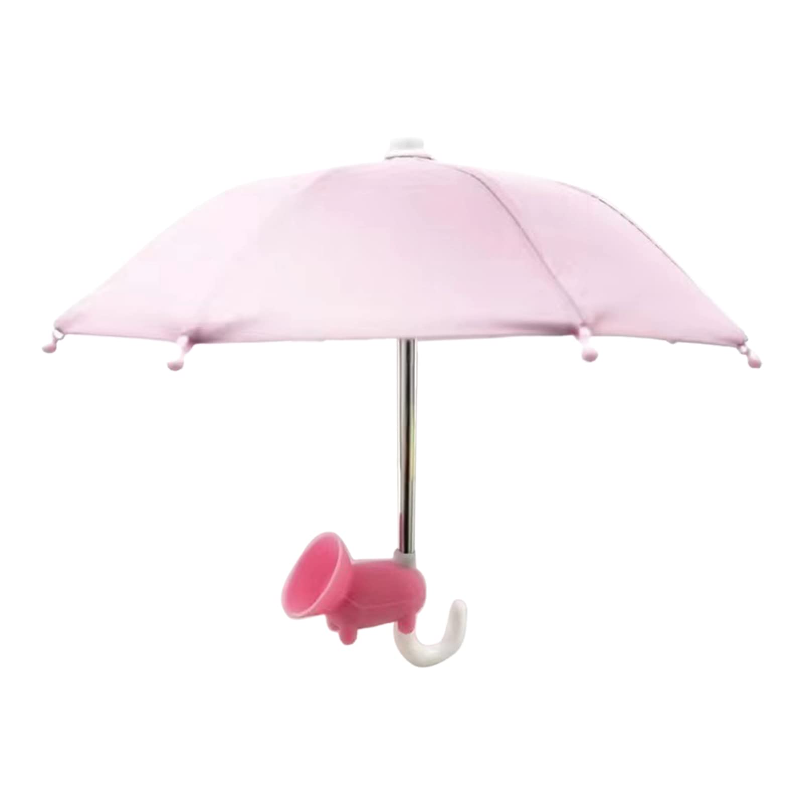 Garhelper Universal Adjustable Phone Umbrella Holder with Suction Cup - Anti-Glare Sun Shield & Sun Visor for Smartphones - Perfect for Outdoor Activities, Beach, Driving, and Video Recording