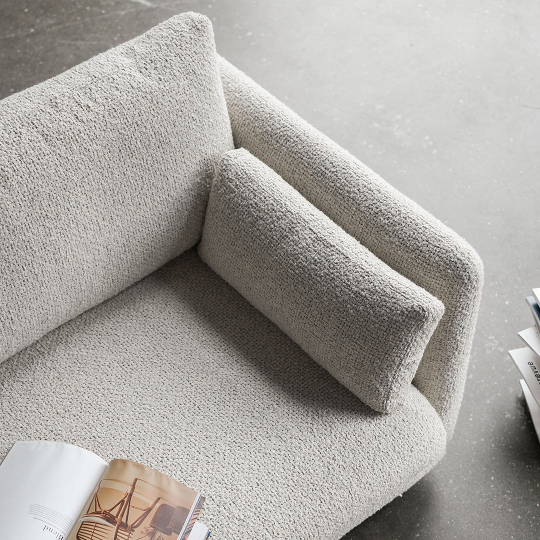 Bloom 2-Seater Sofa with Wooden Legs - Modern Living Room Furniture for Small Spaces & Apartments | Perfect for Cozy Lounging & Entertaining Guests