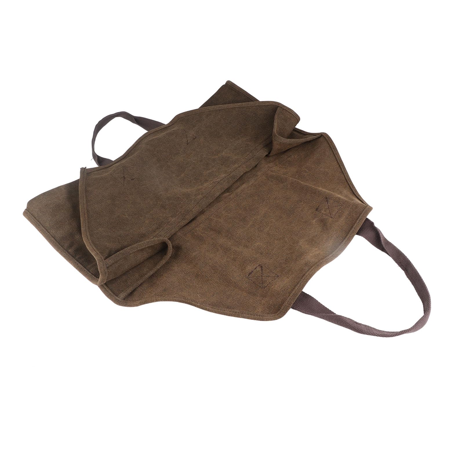 Canvas Firewood Carrier Bag - Large Log Tote with Handles for Indoor/Outdoor Use - Perfect for Fireplace & Camping