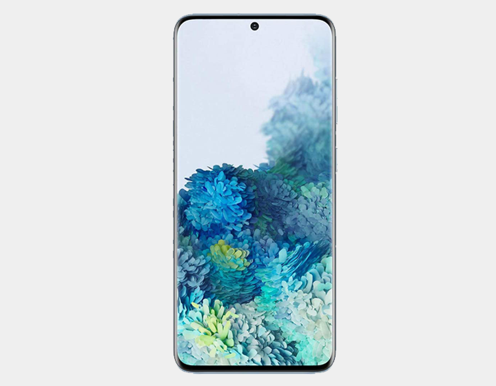 Samsung Galaxy S20 SM-G980F/DS 128GB 8GB RAM Dual SIM Factory Unlocked Smartphone - Cloud Blue | International Version for Travel & Business Use
