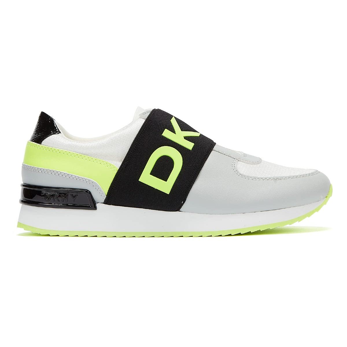 DKNY Cara Lace Up Women's Silver Sneakers - Fashionable Comfort Shoes for Walking, Running & Casual Wear | Perfect for Workouts, Travel & Everyday Style