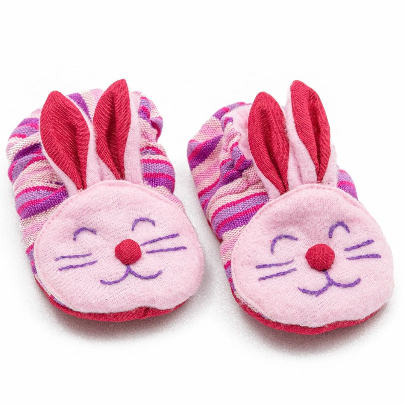 Soft Bunny Baby Booties - Cute & Warm Infant Slippers for Newborns & Toddlers - Perfect for Indoor Play, Photo Shoots & Winter Outfits