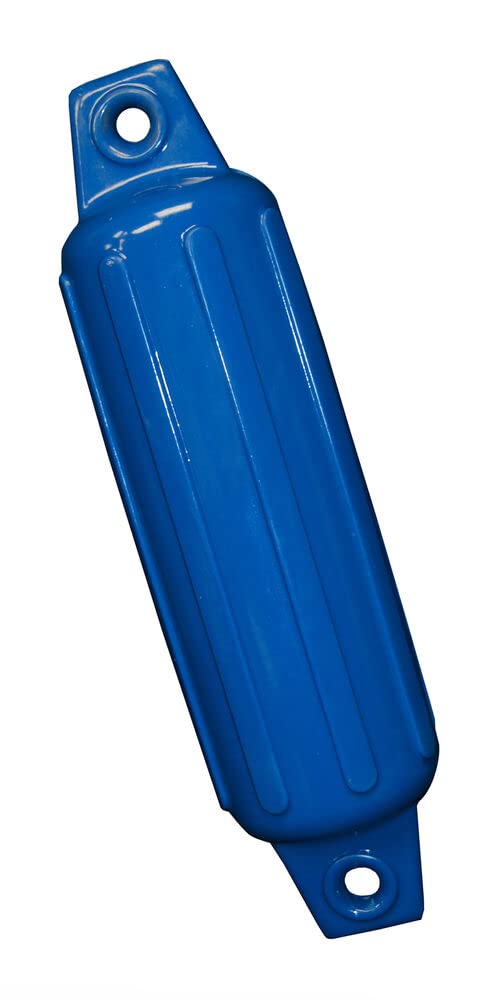 1 Piece 543114 4' X 16' Blue Boat Guard Fender - Heavy Duty Marine Bumper for Docks, Piers & Yacht Protection