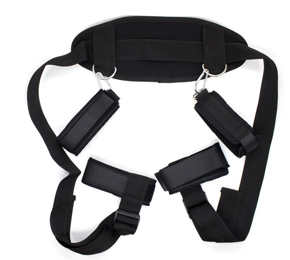 Premium Open Leg Restraint Bondage Harness - Adjustable Fetish Sex Toy for BDSM, Couples Play & Sensual Exploration - Perfect for Bedroom Bondage, Roleplay & Spicing Up Intimacy