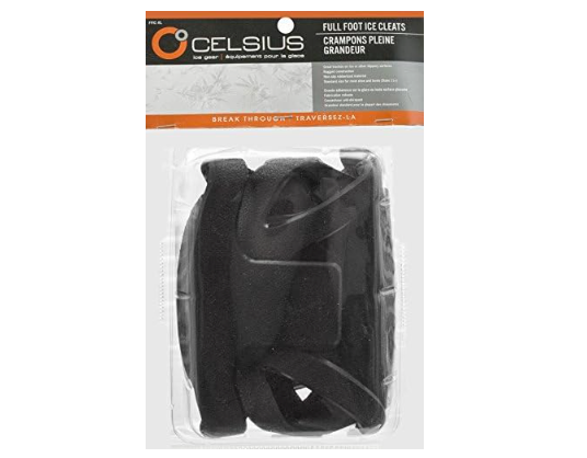 Celsius Full Foot Ice Cleats for Men & Women - XL Size, Non-Slip Traction for Snow & Ice - Perfect for Winter Hiking, Walking & Outdoor Activities