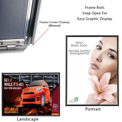 36x48 Snap Frame Poster Sign Frame - 1 1/4