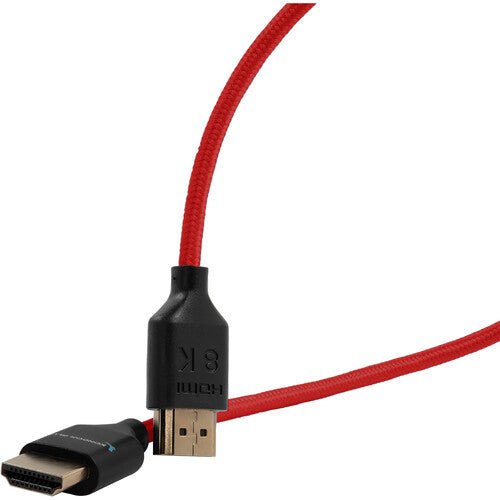Kondor Blue Ultra High Speed HDMI Cable 17 Inch 4K 120Hz 8K 60Hz HDR eARC - Red - Perfect for Gaming, Home Theater & 4K/8K TVs