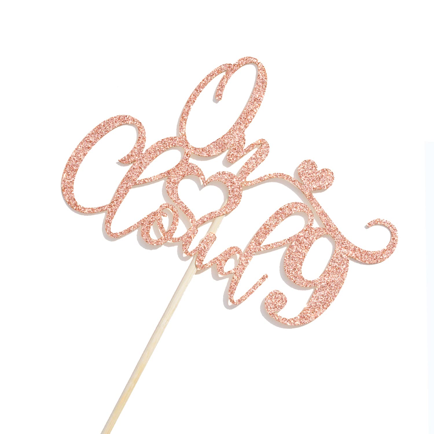 Cloud 9 Cake Topper - 9th Birthday Party Decorations for Girls & Boys - Rose Gold Glitter Happy Birthday Sign - Perfect for 9th Birthday Cakes, Anniversary Celebrations & Milestone Party Decor