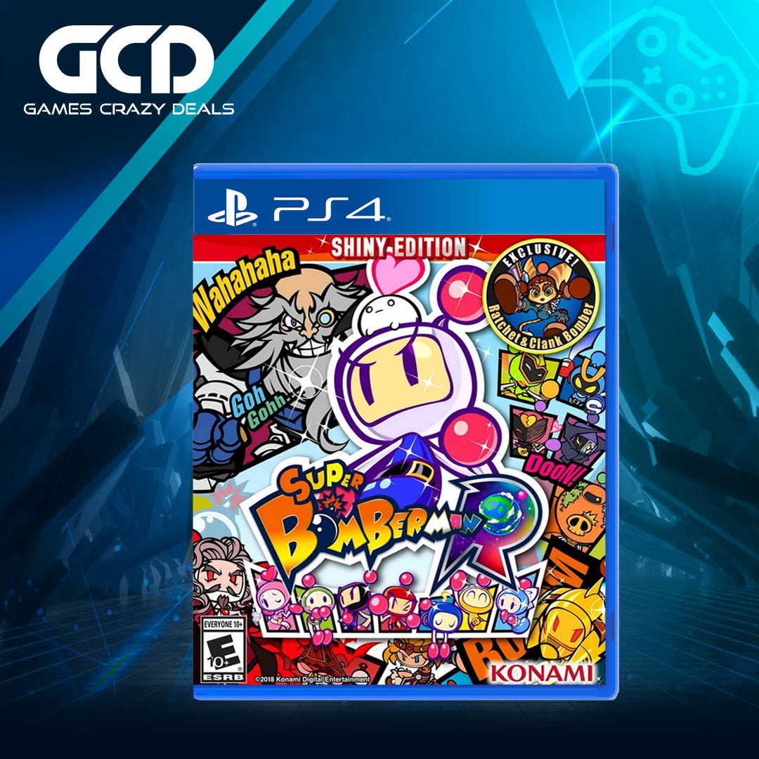 Super Bomberman R Shiny Edition - PS4 Game | Explosive Multiplayer Action for Family & Friends | Perfect for Parties & Game Nights