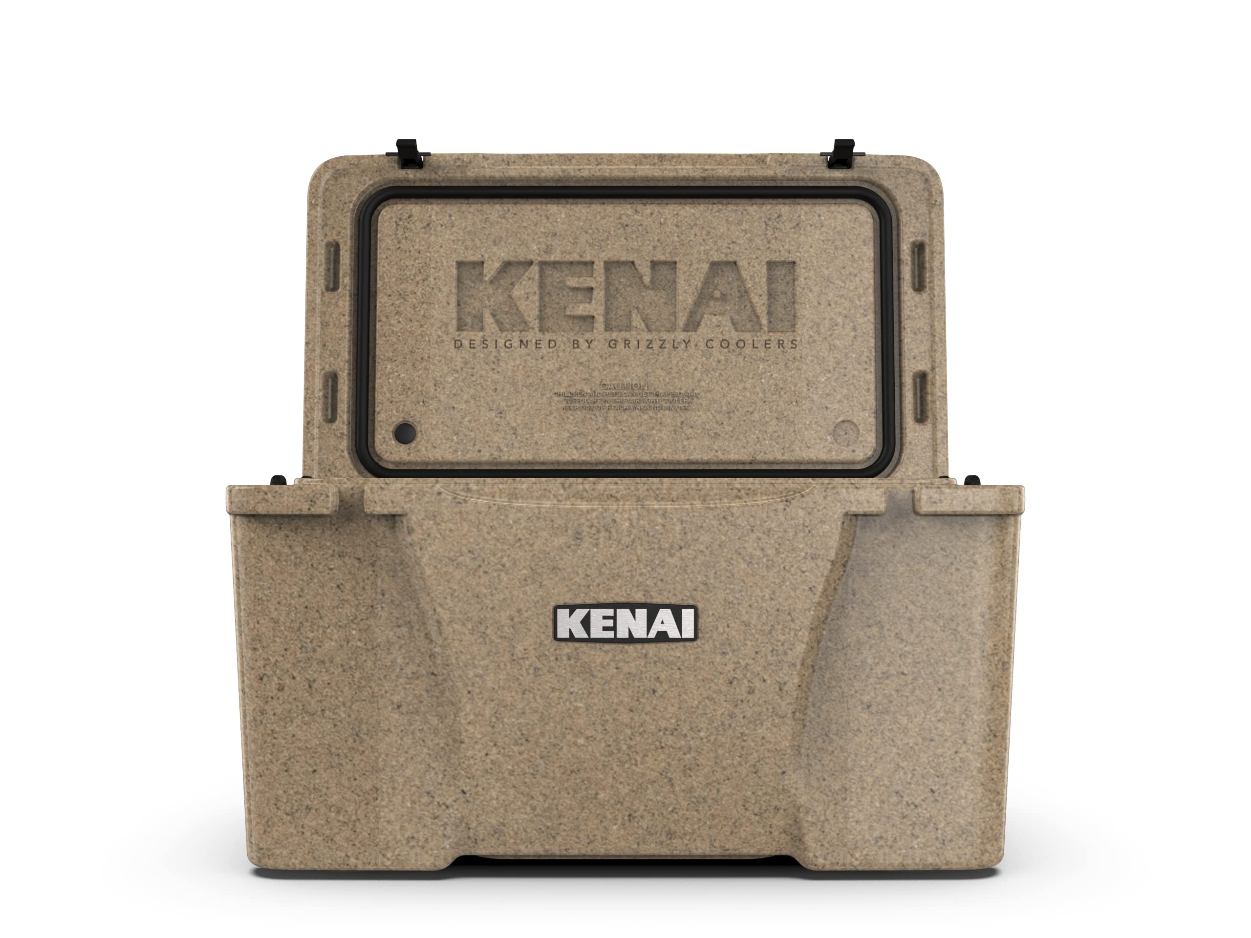 KENAI 45 Quart Rotomolded Cooler - Heavy Duty Insulated Ice Chest for Camping, Fishing, Hunting & Outdoor Adventures | Lifetime Warranty | Made in USA | Perfect for Beach, Boat, Tailgating & RV Trips
