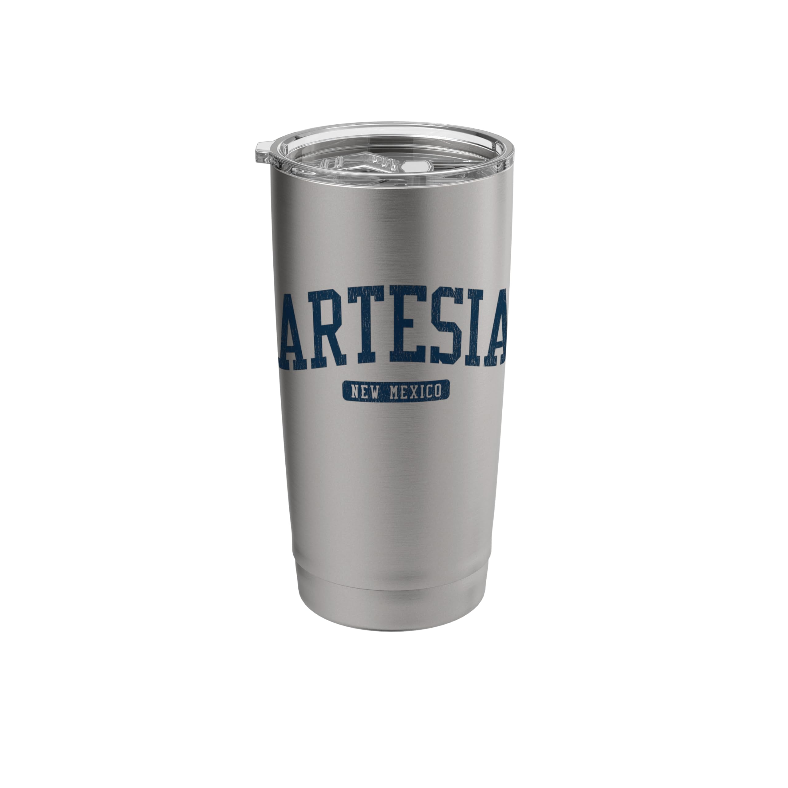 Artesia New Mexico NM College University Style Blue Stainless Steel Insulated Tumbler - 20oz Vacuum Insulated Travel Mug for Hot & Cold Drinks - Perfect for Campus, Office, and Outdoor Adventures