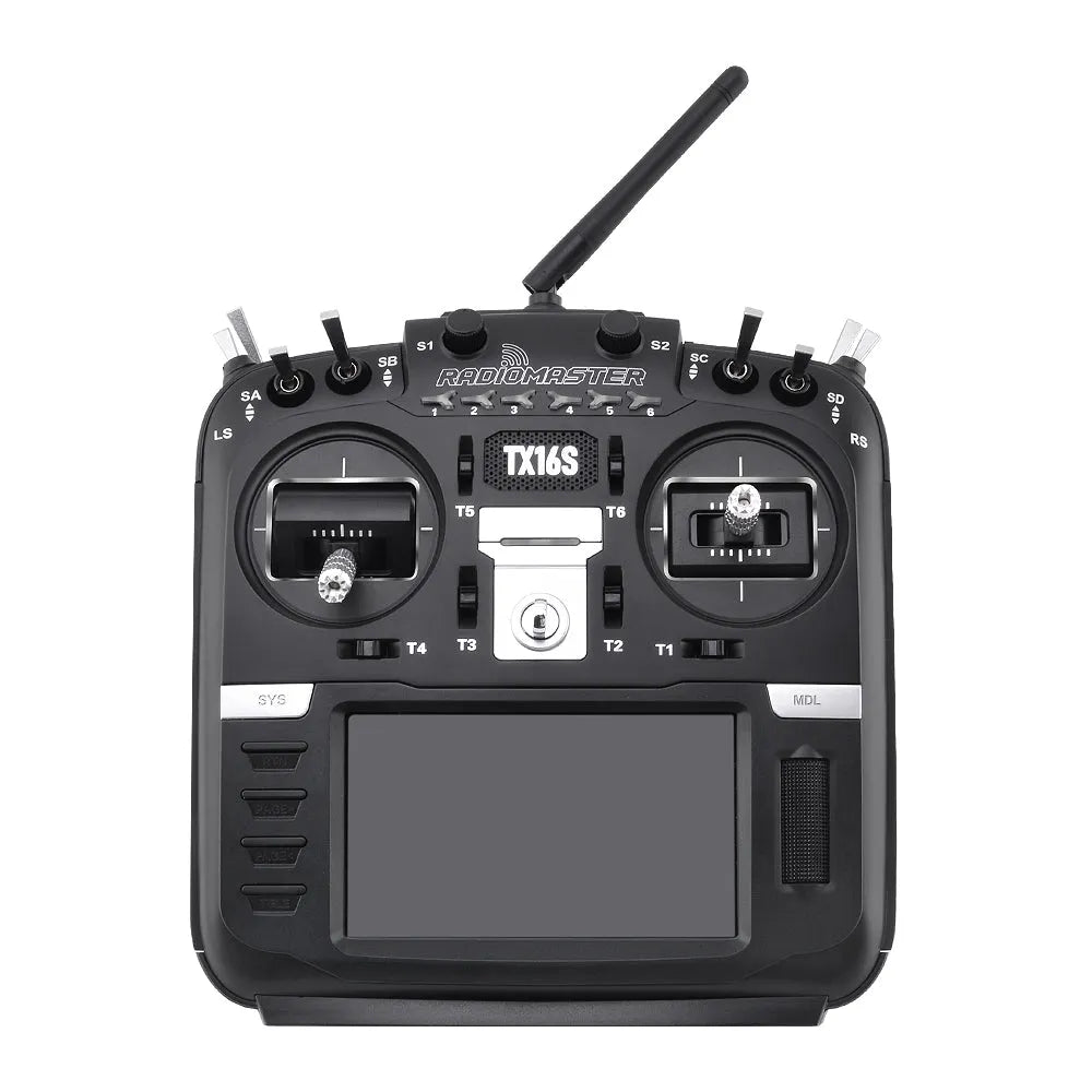 RadioMaster TX16S Hall Sensor Gimbals 2.4GHz 16CH Multi-Protocol OpenTX Transmitter with TBS MicroTX V2 - Perfect for FPV Drones, RC Planes & Helicopters