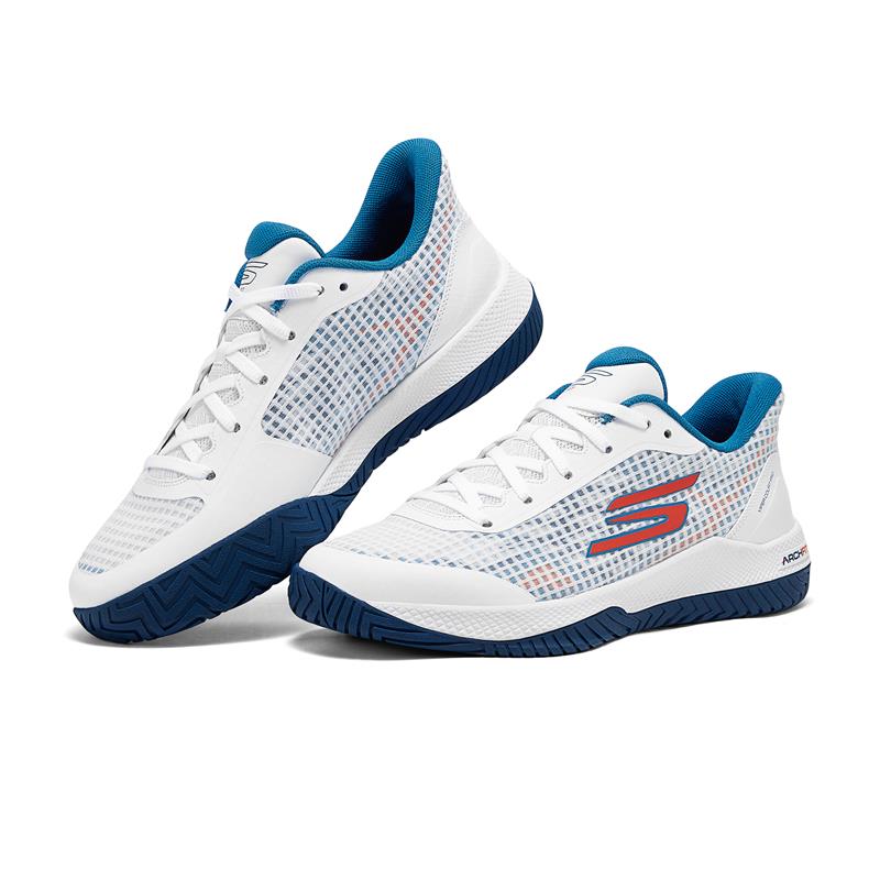 SKECHERS VIPER COURT PRO 246069C/WTQ - Men's Athletic Tennis Shoes for Comfort & Support - Perfect for Court Sports, Gym Workouts & Casual Wear
