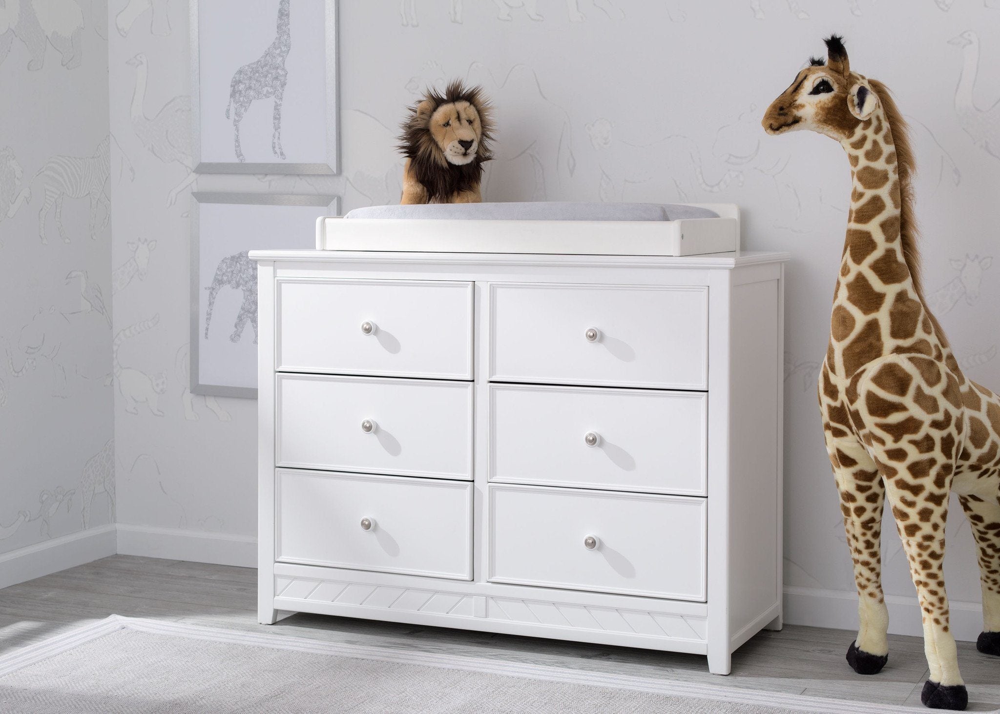 Bennington Elite 6 Drawer Dresser - Modern Wooden Chest of Drawers for Bedroom Storage | Perfect for Master Bedroom, Guest Room & Nursery Organization