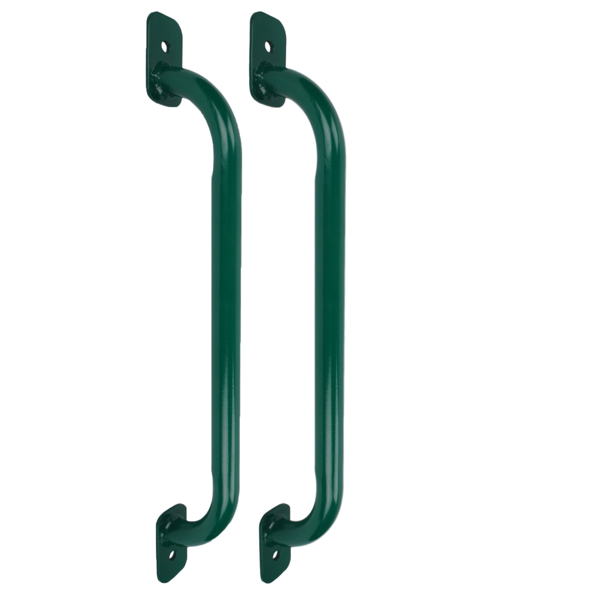 SSS Logo Small Steel Handle Pair - Green for Swing Set Accessories