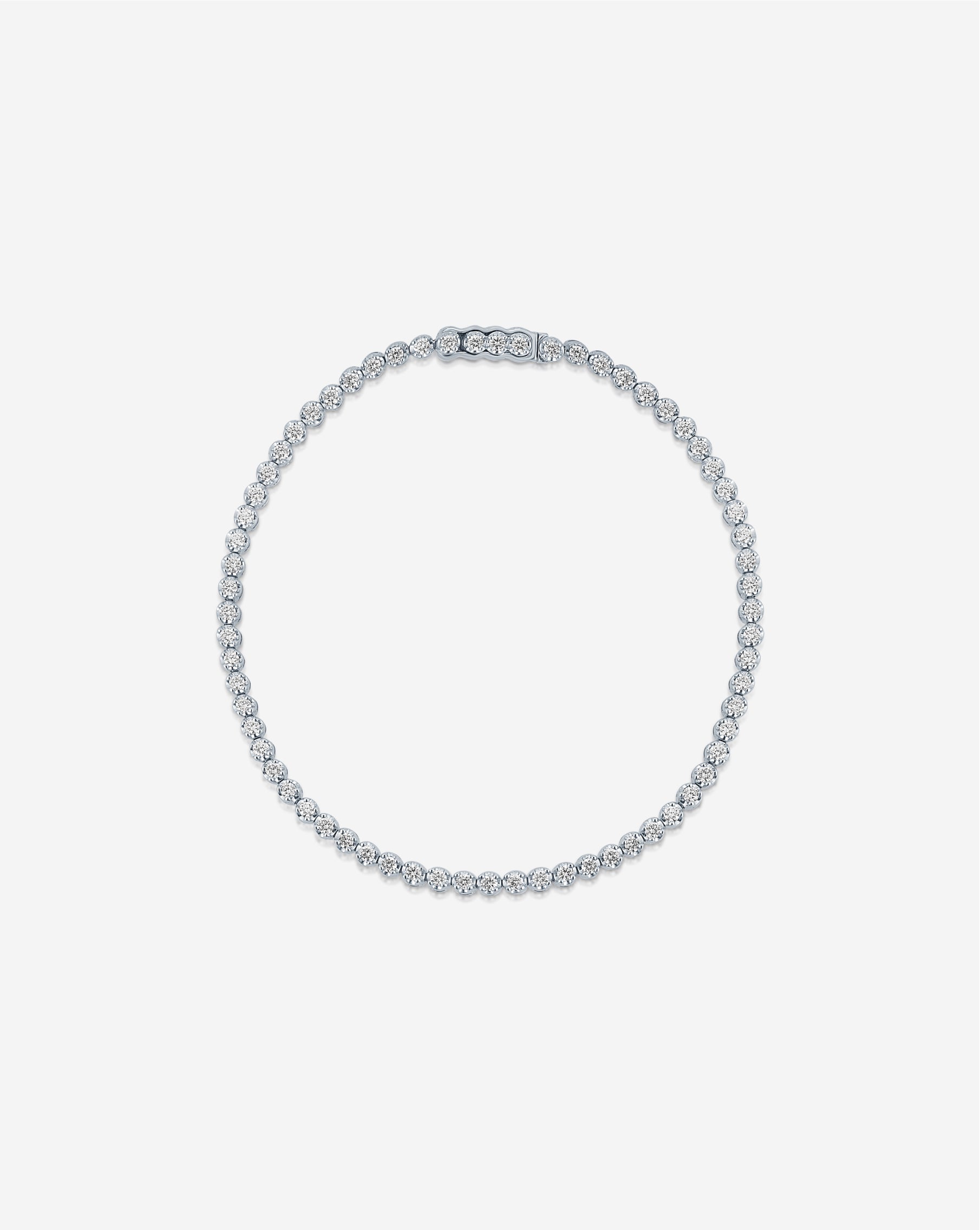 2 in 1 Diamond Tennis Necklace & Bracelet Set - 14K Gold Plated Cubic Zirconia Jewelry for Women - Perfect for Weddings, Parties & Special Occasions