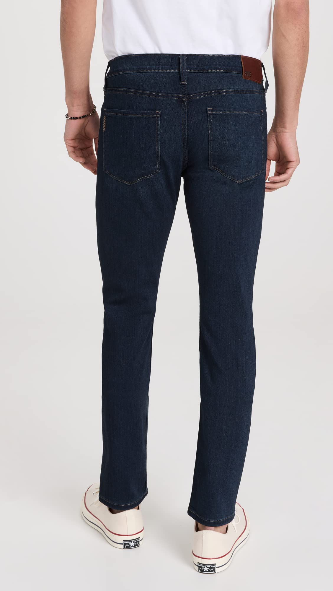 PAIGE Men's Lennox Russ Slim Fit Stretch Denim Jeans - Comfortable & Stylish for Casual Wear, Work & Night Out