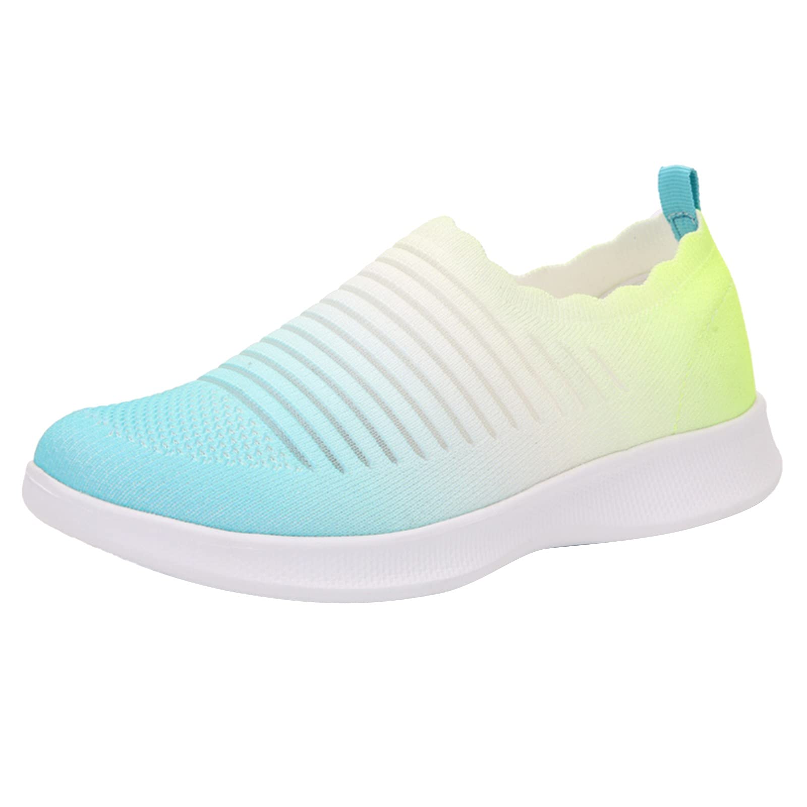 Breathable Women's Casual Wedge Sneakers Slip-On Shoes for Outdoor Walking & Fashion - Lightweight Comfortable Gray & Black Leisure Footwear for Daily Wear, Travel & Work