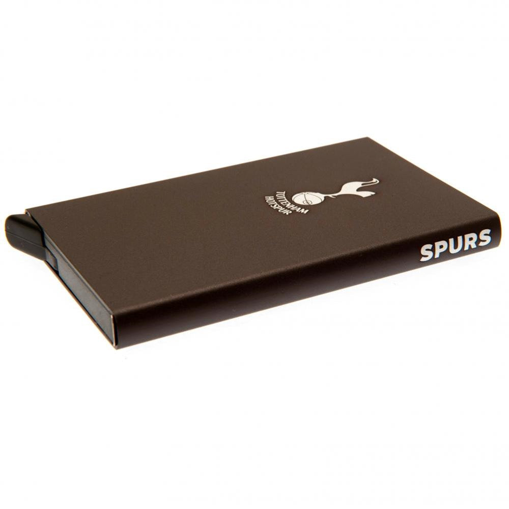 Tottenham Hotspur RFID Blocking Aluminum Card Holder - Slim Wallet for Credit Cards & ID Protection - Perfect for Soccer Fans & Travel Security